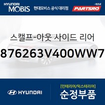 사이드미러 커버 우측 (876263V400WW7) 현대모비스 부품몰 그랜저HG 아슬란 그랜저 하이브리드