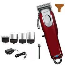 전문 조정 가능한 이발사 헤어 클리퍼 남자 전기 무선 컷 트리머 WAHL 매직 클립 블레이드와 호환 가능, 01 4pcs guide comb