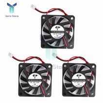 산업용 열풍기 공업용 전기 DC6010 5V 12V 24V 냉각 팬 2 선식 오일 베어링 소형 저소음 60mm x, [03] 24V 0.15A, 3.24V 0.15A