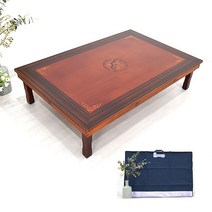 남원춘향공방 교자상 제사상 1500x900 집들이상 사각밥상 접이식상, 송학 5자 (1500x900mm) +천커버