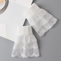 하나뿐인걸 3단 커프스 캉캉 페이크카라 소매프릴 레이어드 레이스 블라우스 케이프 주름 쉬폰 셔링