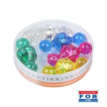 골든트리 포비 초강력 21mm 칼라 큐티 자석 홀더 10개입 1세트 CT-50 칼라자석, 초록 21mm 10개입 1세트
