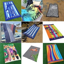 대형비치타올 특대형비치타올 2사이즈 20컬러 물놀이타올 빅사이즈비치타올, 특대형, 캠핑카, 1개