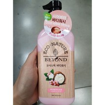 비욘드 에코네이처 모이스처 바디워시 부드러운 머스크 향 500ml 시어버터 로즈힙 추출물 샤워 건조함 촉촉, 1개