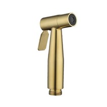 ULA 닦았 골드 Douche 키트 손 개최 비데 분무기 스테인레스 스틸 화장실 비데 수도꼭지 Shattaf 밸브 제트, 13 A71333