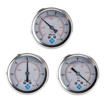 진공게이지 1 1/4 진공 게이지 글리세린 충전 68mm -1 ~ 0/1/2 -, [01] 0bar