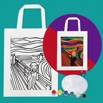 [두두엠] 명화의 재구성 에코백만들기 (절규/아크릴물감세트)