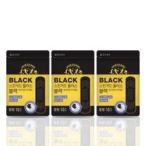 동아 스킨가드 플러스 블랙 반창고 방수 밴드 중형 10개입, 3개