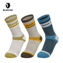 블랙야크 등산 울 양말 야크울미드삭스 2BYSCX2921 등산 아웃도어 중목 스포츠 삭스, 024, T/BLUE