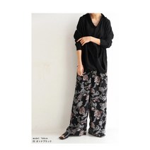 일본 안티카 ANTIQUA 여성 린넨 벌룬 오버핏 셔츠 YA00168