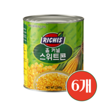 동서 리치스 홀 커널 스위트콘 2.95kg x 6개 1박스, 2950g