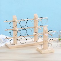 안경 진열장 선글라스 정리대 정리함 진열대 원목, 단일사이즈, B 3칸