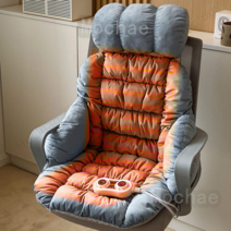 온열방석 전기방석 의자 온열매트 등받이 의자쿠션 의자용 전기 장판 선물 추천, 그레이