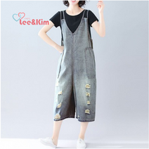 리앤킴 여성 빅사이즈 점프수트 WA661