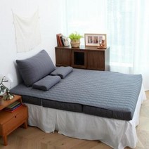 아트박스/샤이닝홈 린폴 3단 접이식 매트리스 8cm 싱글 풀세트, 상세설명 참조