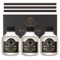 마크퓸 골드에디션 디퓨저리필액 대용량 250ml x 3EA 디퓨저리필 실내방향제, 블랙체리
