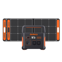 잭커리 휴대용 파워뱅크 태양광패널 세트 Solar Generator 1000 태양광충전, 파워뱅크1000 태양광패널SolarSaga100*2