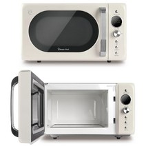 매직쉐프 레트로 디자인 이중보호 전자파 차단 회전판 없는 무회전 플랫 타입 전자레인지 20리터, MEM-GRT20DC