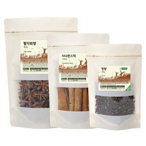 자연지인 뱅쇼재료 260g 시나몬스틱100g+정향 80g+팔각향 80g 뱅쇼 만들기 재료, 2세트