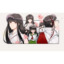 HAPPY 3D 이누야샤 보석십자수 라운드 큐빅 DIY 세트 직장인 집순이취미 비즈 태교십자수 20000525, 90x160