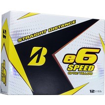 [브리지스톤골프공] BRIDGESTONE 브리지스톤 골프공 e6 Speed 2017년 모델 3피스 1다스, 옐로우