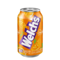 웰치 소다 오렌지맛, 2개, 355ml