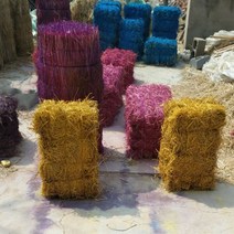 볏단 짚단 볏짚바람막이 컬러 칼라 소품 온실 단열재 장식 보온, 80x40x40(가로세로높이)