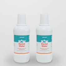 펫츠워드 덴탈워터 하루한컵 강아지 고양이 입냄새 구취 치석 관리 500ml 150ml, 2개