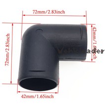 이동식무시동히터 거치대 소음기 부품 캠핑 차박 난방42/60/75/90mm Webasto Eberspaecher 디젤 주차 용 플, 06 42mm