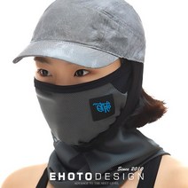이호토 여름 쿨 메쉬 자외선차단 M1 서핑마스크 오리지날, 블랙, 프리사이즈