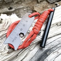 캠핑 파이어스틱 파이어스틸 스타터 불꽃점화 정글 생존도구 호루라기, 파이어스틸 고급형_그린