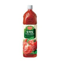 칠성 탕비실 손님대접 가족간식 델몬트 토마토 주스 과즙음료 과일주스 생과일 1.5L 6개, 11세트