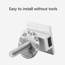 PV 스테인레스 스틸 태양 전지판 접지 클립/와셔/스페이서 R2LC 50 개104985