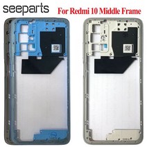 샤오미 레드미 10 중간 프레임 후면 베젤 플레이트 섀시 하우징 교체 부품, 파란