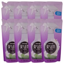 [살균 99.9%] 샤프란케어 꽃담초 섬유탈취제 자스민꽃향 리필 320ml, 8개