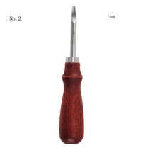 가죽 수동 피할기 1pc .01.21.41.6mm 에지 베벨러 스카이빙 베벨링 나이프, 2호 1mm