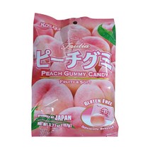 카수가이 피치 구미 107g / 복숭아 젤리, 1개
