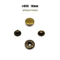 불박기 가죽 공예 불박 도장 기계 제작 인쇄 가방 의류 재킷 코트 수리 도구 25 세트 10mm 12.5mm 15mm #633 655 831 201 금속 프레스 패스너 스냅 버튼, antique brass 655
