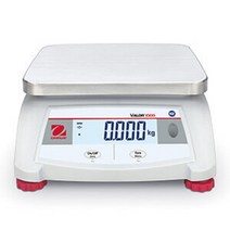 오하우스 전자저울 V12P6KR (용량 : 6kg / 정밀도 : 1g) VALOR 1000 주방 커피 제과 제빵 및 식자재용 산업용 벤치 저울 (V500 대체품), 아답터 추가