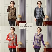 마담엘레강스 마담엘레강스 사라 페이즐 시폰 배색 블라우스 K214BL02 (2712534)