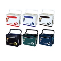 HDF 해동 카리스마 아이스박스 HB-238 24L 낚시쿨러, 화이트 BK {화이트 블랙}