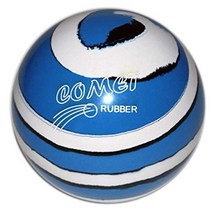 Bowlerstore Products Candlepin EPCO Urethane Commet Pro Rubber Bowling Ball 4.5”- Royal/Black/White, 1