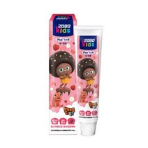 2080 브레드이발소 키즈 치약 3스텝 베리믹스향, 80g x 2개
