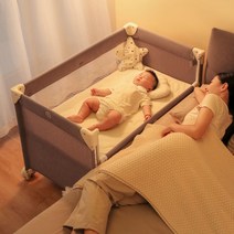 벙커침대 어린이이층 유아 원목 2층 애기, 복장을 갖추다, 침대+장물바구니+고정밴드