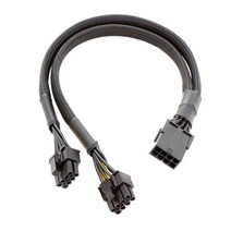 GPU PCIE 8Pin 암컷 ~ 2x8pin (6+2) 남성 pciexpress 그래픽 카드 전원 어댑터