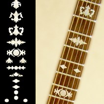 인레이스티커 기타 장식용 스티커 데칼 Aged Banjo WP #18 [Fret Markers]
