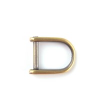 레지 U형 D링 8MM - 엔틱사틴, 단품