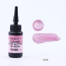 에폭시레진 24 색 10ML UV 수지 접착제 키트 드릴 플래시 에폭시 세트 자외선 경화 DIY 진주 광택 보석 만들기 용품, [10] 18