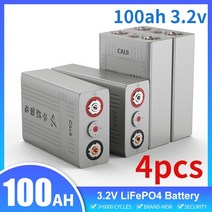 태양광 전지 패널 4pcs 등급 a calb 3.2v 100ah lifepo4 셀 배터리 태양 광 가정 에너지 저장 장비 rv 전기 자동차