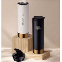 텀블러제작 스텐텀블러 골드라인텀블러 500ml 개별 레이저각인, 골드라인 블랙 단면인쇄